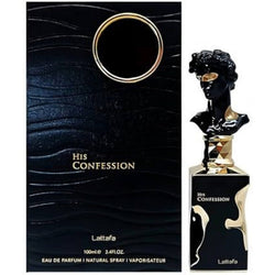 Lattafa His Confession Eau de Parfum Spray 3.4 Oz